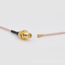 Ensamblaje de cable RG178 - Conectores RP-SMA-F y U.FL IPEX MHF - 6 in